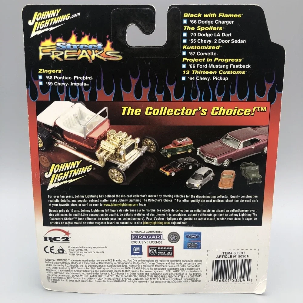 Johnny Lightning Street Freaks‎ Zingers 1959 Chevrolet Chevy Impala Diecast 1/64